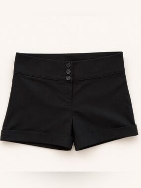 3/$25 / French Atmosphere Black High-Waist Tailored Shorts / Size Medium Shorts